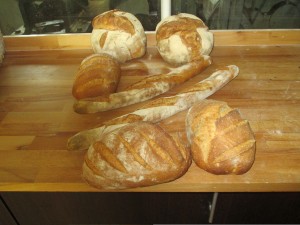 les premiers pains de notre Artofex cuits à 250°c 